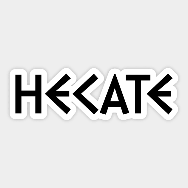 Hecate Sticker by greekcorner